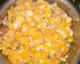 A picture of step 2 of Cornflakes Chaat.
