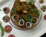 A picture of step 11 of Mutton Masala.