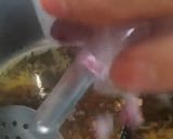 A picture of step 3 of Dal Palak.