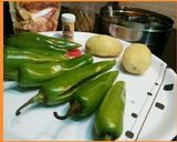 A picture of step 1 of Rajasthani Mirchi Bada or Pakoda.