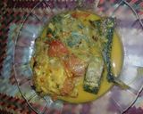 Foto langkah ke 4 dari resep Ikan tongkol telur ceplok masak kuning simple.