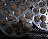A picture of step 2 of Kooto atta - button idli pakora.