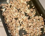 A picture of step 2 of Simple omlet with minced meat and onions.