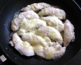 A picture of step 4 of Pan-fried Chicken Tenderloins & Cheese.