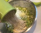 Foto del paso 3 de la receta: Hamburguesa de avena, zucchini y cebolla (vegana)