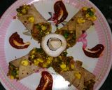स्‍प्राउट्स मूंग दाल,कॉर्न,मशरूम बाइट (Sprouts moong dal,corns,mushroom bites recipe in hindi) रेसिपी चरण 6 फोटो