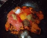 A picture of step 4 of Kadhai Chicken.