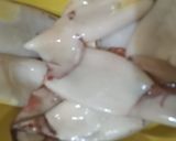 Foto langkah ke 1 dari resep Gulai Cumi Isi Tahu Telur.