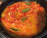 Une image de l'étape 6 de Mijoté de pleurotes aux tomates et oignon de roscoff.