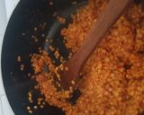 A picture of step 1 of Red split Lentils.