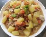 A picture of step 1 of Chicken Stew.