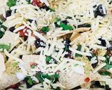 A picture of step 3 of # Football seasonLoaded Nachos.