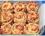 Foto langkah ke 5 dari resep PIZZA ROLL Super Empuk ala Killer Bread Recomended.