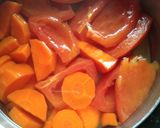 A picture of step 1 of Tomato carrot soup.