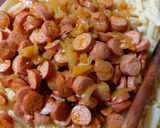 Virslis-tejfölös tészta recept fázis 8 fotója