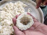 Sabudana Vada with coconut filling