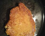 A picture of step 6 of Spiced JohnnyCakes with Cardamom Whipped Cream.