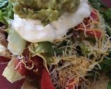 A picture of step 4 of Candy's Taco Salad.