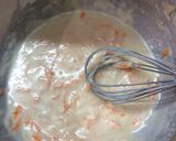 A picture of step 3 of Carrot muffin in microwave eggless.