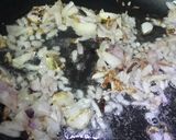 A picture of step 2 of Green Peas and Coriander Green Chicken Karahi.
