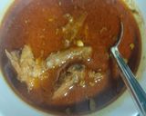 A picture of step 6 of Chicken qorma.