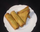 A picture of step 5 of Samosa nd spring rolls.