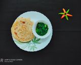 A picture of step 3 of Palak paneer.