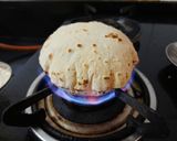 A picture of step 2 of Kathiya wadi fulka roti.