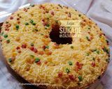 Foto langkah ke 6 dari resep Bolu Tape Panggang w/ (topping : keju + sukade).