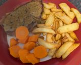 A picture of step 7 of Medium Sirloin Steak and homemade peppercorn sauce.