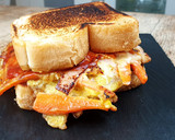 Foto del paso 6 de la receta: Sándwich al estilo coreano callejero