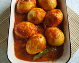 Foto langkah ke 4 dari resep Telur Pedas Bumbu Bali.