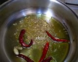 A picture of step 1 of Matar panner.