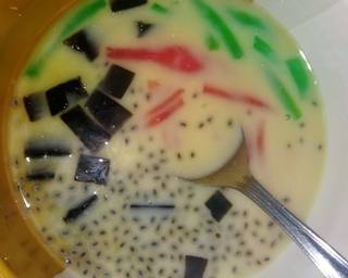 Cendol biji selasih - Step 2