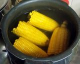 A picture of step 1 of Boiled corn masala.