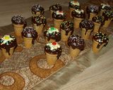 Φωτογραφία βήματος 5 της συνταγής Cupcakes χωνάκια 🍦