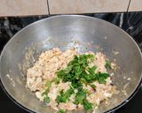 A picture of step 3 of Fried paneer wontons.