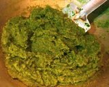 A picture of step 5 of Green Laddoo.