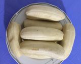 Hình bước làm 1 của món Chè chuối bột báng