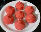 A picture of step 11 of Rava-Malai-Modak.