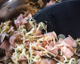 Foto del paso 4 de la receta: Tarta de jamón y puerro glaseado (sin azúcar)