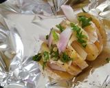 A picture of step 3 of Garlic Parmesan Hasselback Potatoes.