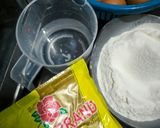 Foto langkah ke 1 dari resep Soes Red Velvet Love Vla Susu Keju.