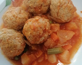 Foto del paso 3 de la receta: 132. Albóndigas de proteína vegetal a la Jardinera