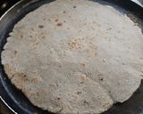 A picture of step 4 of Bajra seasome seeds bhakri.