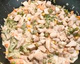 Zöldséges-csirkés tészta recept fázis 5 fotója