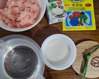 Pudding Cendol Mangga - Step 1