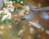 A picture of step 5 of Steamed Vegetables Friedrice.