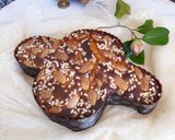 Foto del passaggio 10 della ricetta Plumcake in forma di colomba con ananas candito