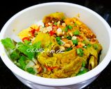 Hình bước làm 2 của món Mì Quảng thập cẩm
